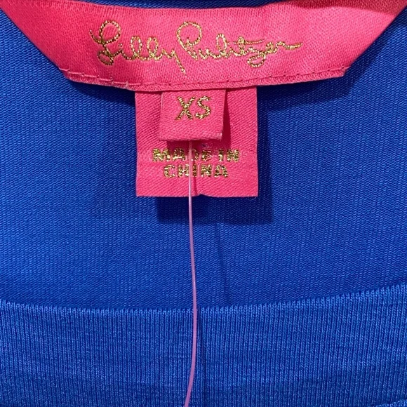 NWT Lilly Pulitzer Lula Dress Coastal Blue - Picture 2 of 6